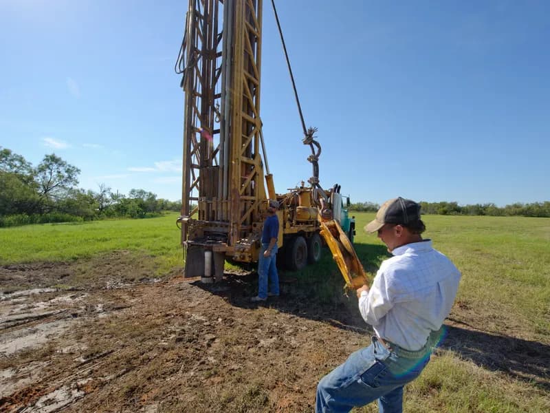 Water well drilling rig in Buffalo, NY